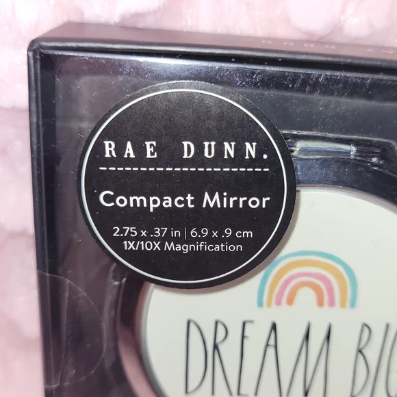 Rae Dunn "Dream Big." and cute rainbow compact mirror. - Picture 3 of 3